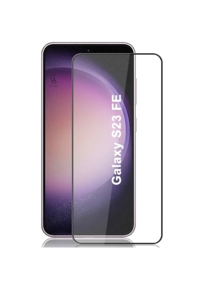 Samsung Galaxy Uyumlu S23 Fe Köşe Dolgulu Anti Shock Telefon Kılıfı Ve 5d Kırılmaz Cam Ekran Koruyucu Şeffaf