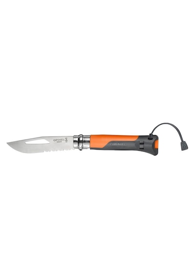 Opinel No 8 Outdoor Paslanmaz Çelik Kamp Çakı (Turuncu) Turuncu