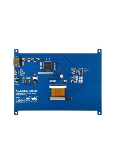 Raspberry Pi 7'' Kapasitif Dokunmatik Lcd Ekran C