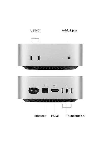 Apple Mac Mini MU9E3TU/A M4 Chip With 10 Core Cpu And 10 Core Gpu 16 GB 512 GB SSD MACOS Mini PC