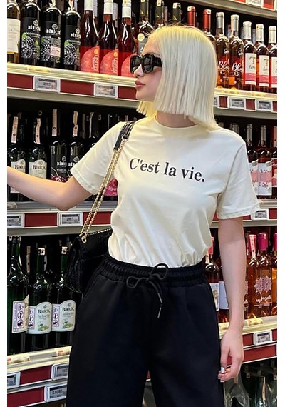 Madmext Siyah Bisiklet Yaka Pamuklu Kısa Kollu Kadın T-shirt Mg2150-siyah Siyah