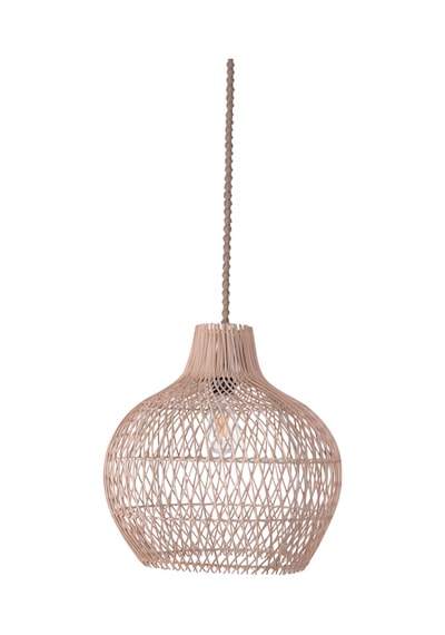 Jasmin Rattan Avize Saman Sarısı