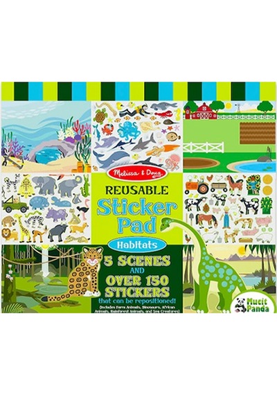 Melissa & Doug Tak Çıkar Çıkartma Kitabı - Hayvanlar