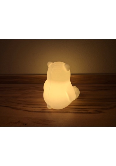 Buradabulabilirsin Sevimli Kutup Ayısı Tealight Mumluk Dekoratif Mum Tutucu Bbz Çok Renkli