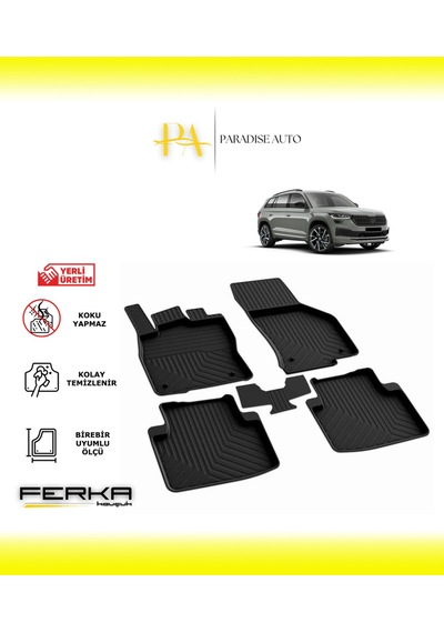Skoda Kodiaq 2017-2023 4d Havuzlu Paspas