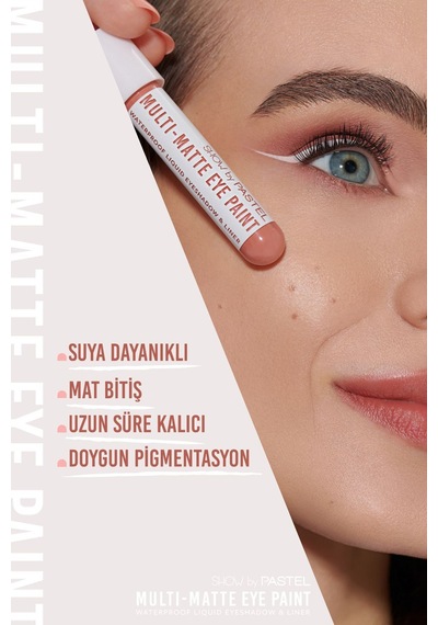 Multi Matte Waterproof 82 Vibing Eyeliner Ve Likit Far Diğer