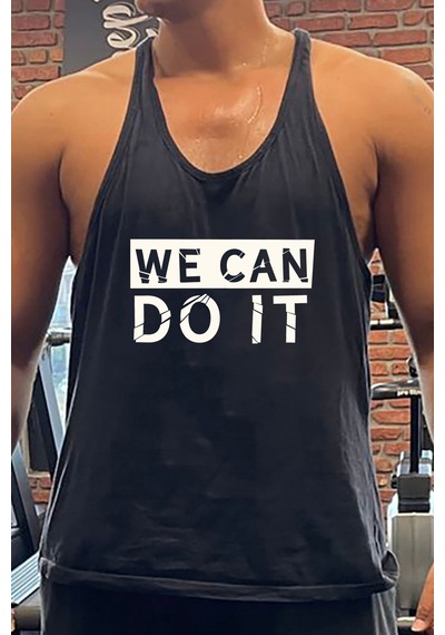 Bluu Wecandoıt Gym Fitness Tank Top Sporcu Atleti