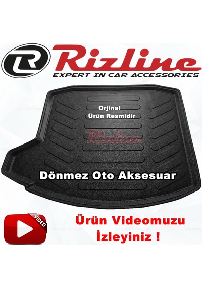 Audi A3 3D Bagaj Havuz Paspas Siyah Sedan 2013-2020 Arası Rizline