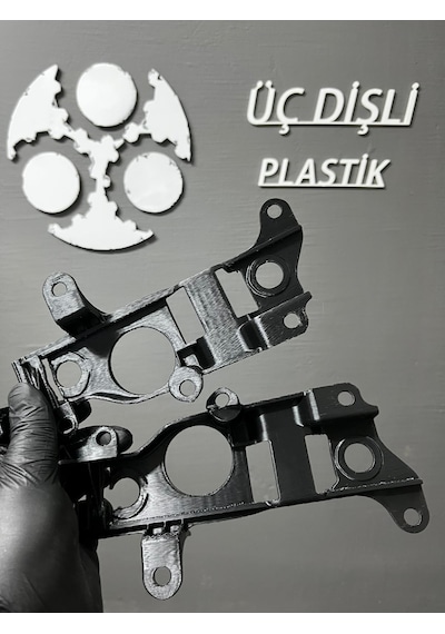 Land Rover Range Rover Sport L320 Far Braketi Sağ Sol Set 3d Baskı Siyah 1 Set