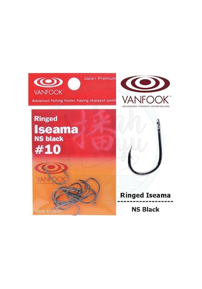 Vanfook Ringed Iseama Delikli Iğne Ns Black  10