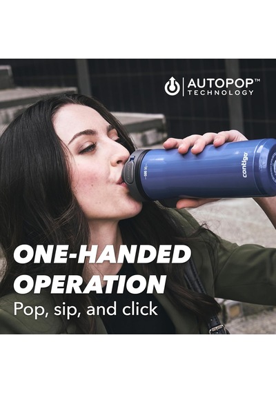 Jackson Autopop Soğuk Su Termosu 590 Ml Pembe Çok Renkli