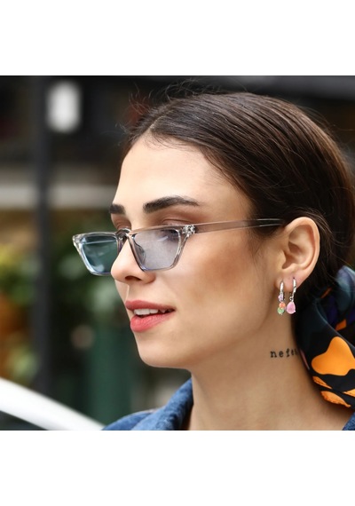 Livia Mavi Kadın Güneş Gözlüğü Beyaz