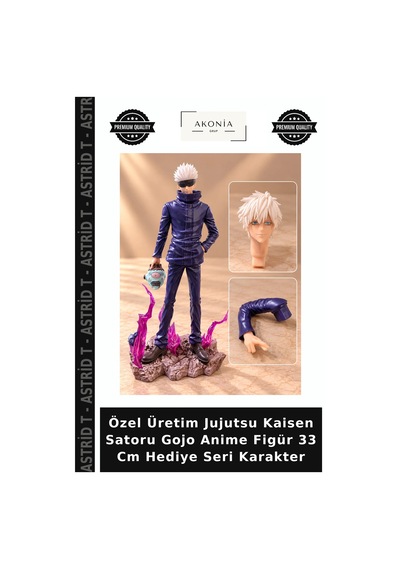 Özel Üretim Jujutsu Kaisen Satoru Gojo Anime Figür 33 Cm Hediye Seri Karakter