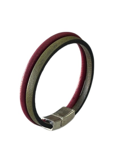Lnleather Özel Tasarım Butik Üretim Elyapımı Unisex Deribileklik Bordoyeşil Çok Renkli