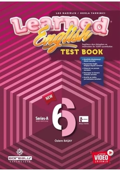 Borealis Yayınları Learned 6 Test Book Yeni Nesil Sorular