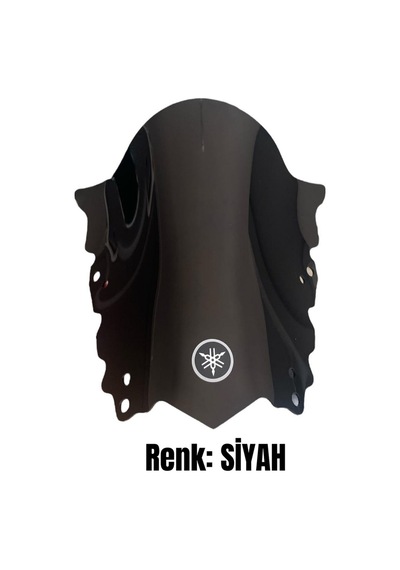 Yamaha R25 2015-2018 Uyumlu Ön Cam Siyah