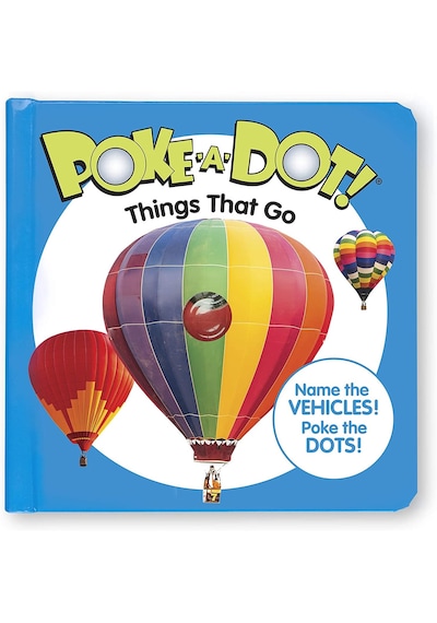 Melissa And Doug Poke-A-Dot Interaktif Kitap - Things That Go
