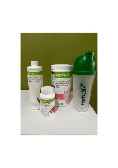 Ahududu Aromalı Shake 550 Gr Aloe 473 Gr Limon Aromalı Çay 51 Gr Ve Shaker 4 Lü Set