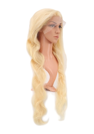 Gerçek Front Lace Dalgalı Platin Tül Peruk / 85/90cm - Uxfo-758733 Çok Renkli