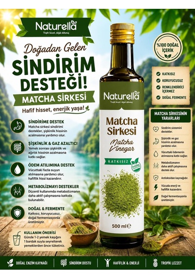 Naturella Matcha Sirkesi