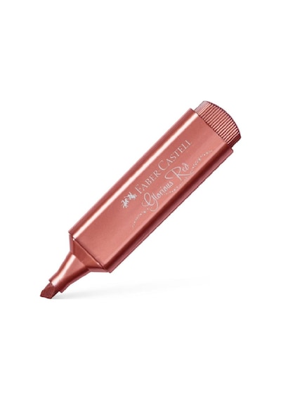 Faber-Castell Fosforlu Kalem 46 Metalik Kırmızı