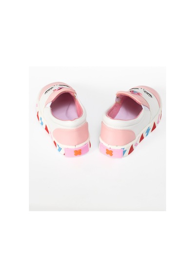 Unicorn Beyaz Lastikli Kız Sneakers Beyaz