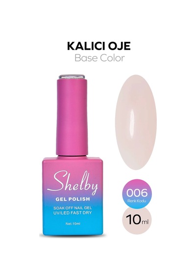 Shelby 10 Ml. A006 Nude Renk Kalıcı Oje