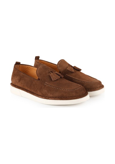 Libero Erkek Loafer Ayakkabı Hakiki Süet Deri Püskül Detaylı Pratik Slip-on Esnek Hafif Beyaz Eva Taban L6041 Açık Taba Libero Erkek Loafer Ayakkabı Hakiki Süet Deri Püskül Detaylı Pratik Slip-on Esnek Hafif Beyaz Eva Taban L6041 Açık Taba