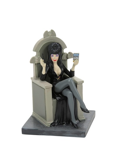 Elvira Mistress Of The Dark Village Aksesuarları İmzalı İmzalar Heykelcik, 8,8 Cm, Çok Renkli