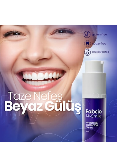 Fabcio Mysmile Florürsüz Diş Beyazlatma Serum/jeli
