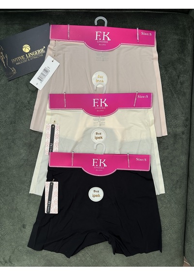 Amelia Premium Buz İpek Ultra Hafif-ince İz Belli Etmez Dikişsiz İpek Hisli Orta Bel Boxer Pudra Amelia Premium Buz İpek Ultra Hafif-ince İz Belli Etmez Dikişsiz İpek Hisli Orta Bel Boxer Pudra