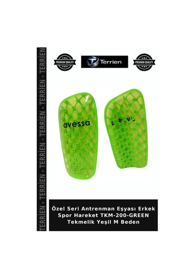Özel Seri Antrenman Eşyası Erkek Spor Hareket Tkm-200-green Tekmelik Yeşil M Beden Diğer