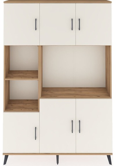 Arges Dolap 9 Raflı 6 Kapaklı 132x30x195 Çam-aytaşı/çam Çam Arges Dolap 9 Raflı 6 Kapaklı 132x30x195 Çam-aytaşı/çam Çam
