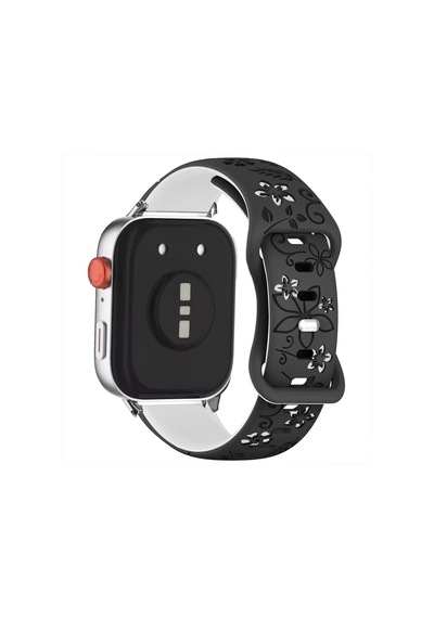 Huawei Watch Fit 3 İle Uyumlu Floraflex Çiçek Desenli Silikon Kordon