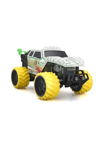 Maisto 1/16 Dinoshock Monster Truck 2.4 Ghz Uzaktan Kumandalı Işıklı Arazi Aracı Sarı - Siyah