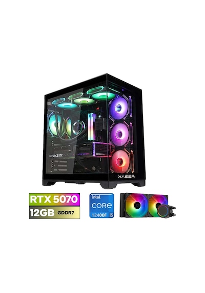 Xaser Lexus X550 i5-12400F 32 GB 1 TB SSD 12 GB RTX5070 Masaüstü Oyuncu Bilgisayarı