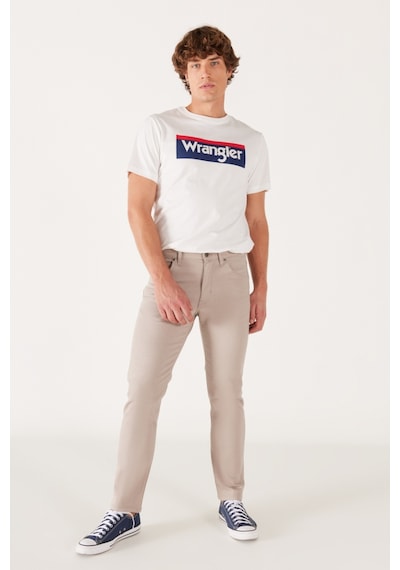 Wrangler Arizona Straight Fit Düz Kesim Normal Bel Düz Paça Esnek Mavi Erkek Pantolon W211842013 Açık Mavi