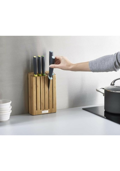 Joseph Joseph Elevate 5´li Bıçak Bambu Blok Set Siyah