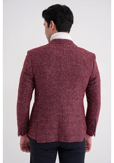 C 729 Ceket Comfort Bordo Bordo