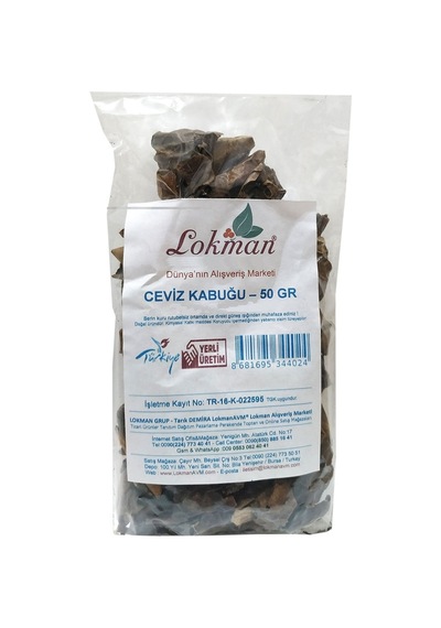 Lokman Ceviz Kabuğu 50 G