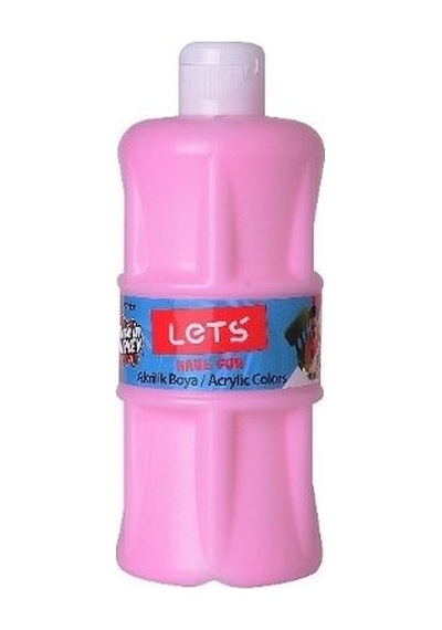Lets L-5304 Akrilik Boya Pembe 500 Ml.