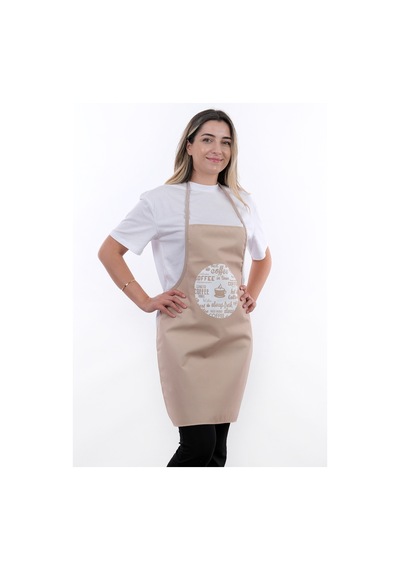 Beautiful Set Sıvı Geçirmez Su Geçirmez Mutfak Önlüğü 1 Eldiven 1 Tutacak Coffee