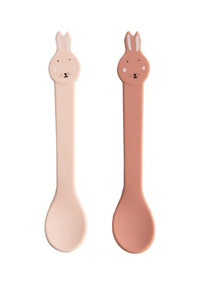 Trixie Mrs. Rabbit Silikon 2'li Kaşık Seti 96-645 Pembe