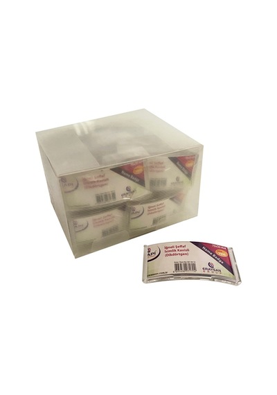 Mapi Şeffaf İsimlik Dikdörtgen K13 74x28 25li Paket