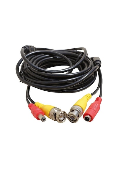 Cctv Kablo 10m Bnc + Power Jak Fişli