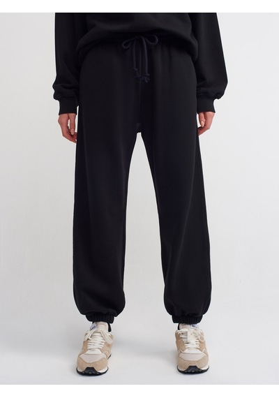 Dilvin Basic Jogger Pantalon  Siyah