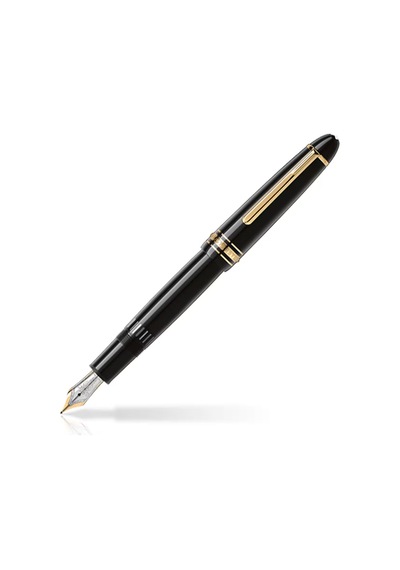 Montblanc Meisterstück Altın Kaplama Dolma Kalem 132458 Siyah