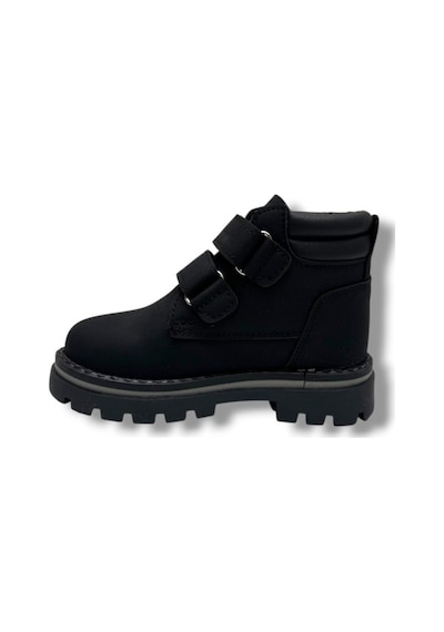 Arzen Bebe 610f-26 Deri Anatomik Çift Cırtlı Çocuk Bot 31-36 Siyah