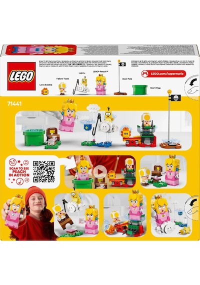 LEGO® Super Mario™ 71441 İnteraktif LEGO® Peach™ ile Maceralar 71441 - 6+ Oyuncak Yapım Seti (208P)