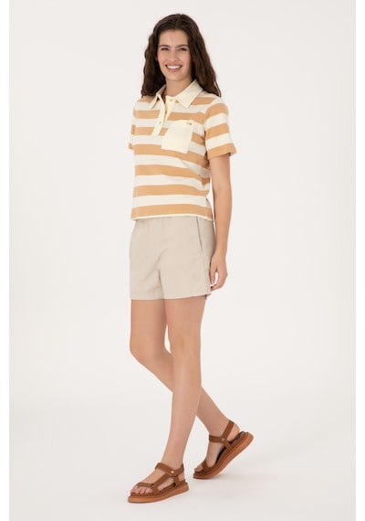 U.s. Polo Assn. Kadın Taş Şort / Bermuda 50300653-vr049 Tas